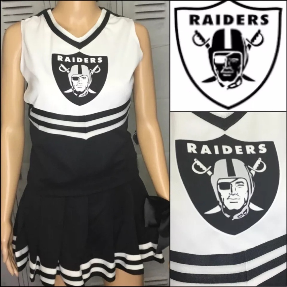 Cheerleading uniform adult large raiders